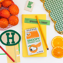 Load image into Gallery viewer, Snoopy Orange Juice Mini Memo Pad
