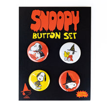 Load image into Gallery viewer, Snoopy Halloween Button S/4
