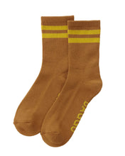 Load image into Gallery viewer, Ribbed Sock - Toffee Stripe
