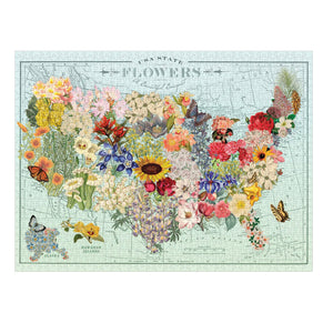 USA State Flowers Puzzle