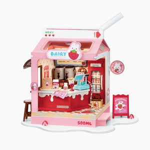 DIY House Kit: Strawberry Milk Box