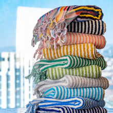 Load image into Gallery viewer, Turkish Striped Bath Towel - Tigertree
