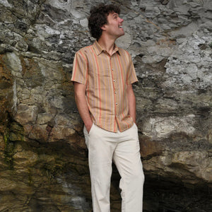 Summer Shirt - Clay Stripe