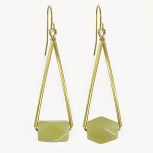 Swing Peridot Earrings - Tigertree