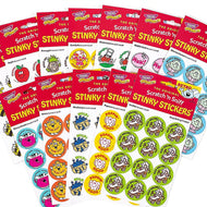 Stickers on Parade sticker collector album with various stickers displayed in front