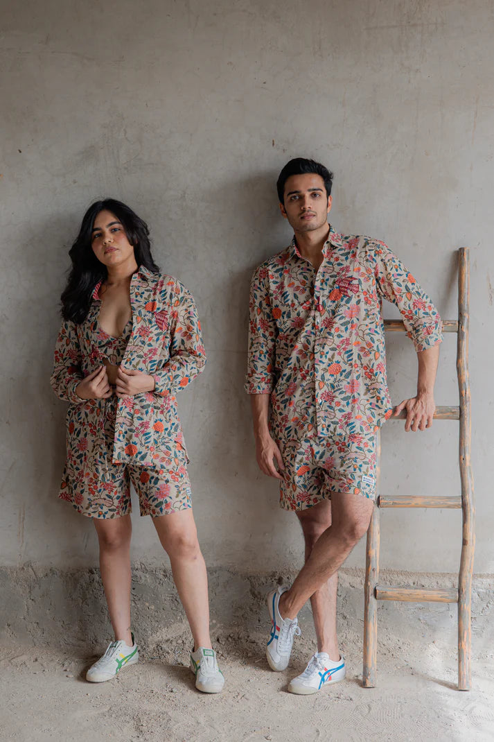 Umaid Handblock Printed Cotton Shirt