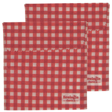 Load image into Gallery viewer, Beeswax Sandwich Bags - Gingham - Tigertree
