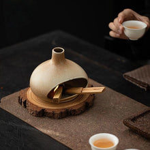 Load image into Gallery viewer, Wabi-Sabi Style Ceramic Incense Burner - Bone
