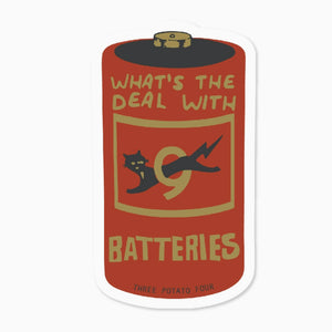 Batteries Sticker