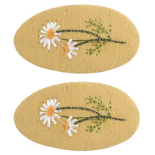 Load image into Gallery viewer, Fabric Floral Embroidery Hair Clip - Tigertree
