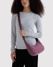 Load image into Gallery viewer, Small Nylon Crescent Bag - Wild Plum
