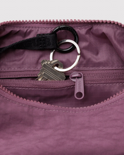 Load image into Gallery viewer, Small Nylon Crescent Bag - Wild Plum
