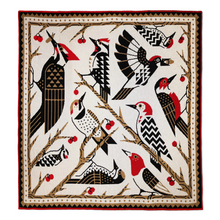 Load image into Gallery viewer, Woodpeckers of North America Knit Blanket
