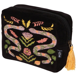 Amulet Snake Embroidered Pouch - Tigertree