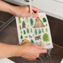 Load image into Gallery viewer, Swedish Dish Cloth - Wild Life - Tigertree
