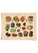 Load image into Gallery viewer, 11x14 Print Minerals and Gemstones - Tigertree
