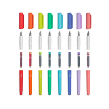 Load image into Gallery viewer, Color Write Fountain Pens - set of 8 - Tigertree
