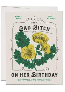 Bad Bitch Birthday Card - Tigertree