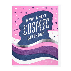 Cosmic Birthday Card - Tigertree