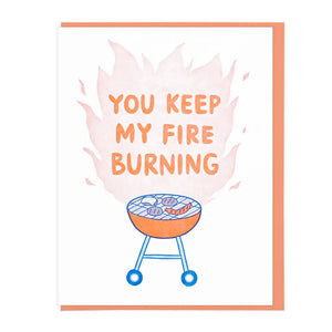 Fire Burning Card - Tigertree