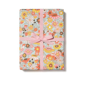 Groovy Bloom Wrapping Paper - Tigertree
