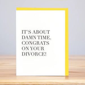 Divorce Congrats Card - Tigertree