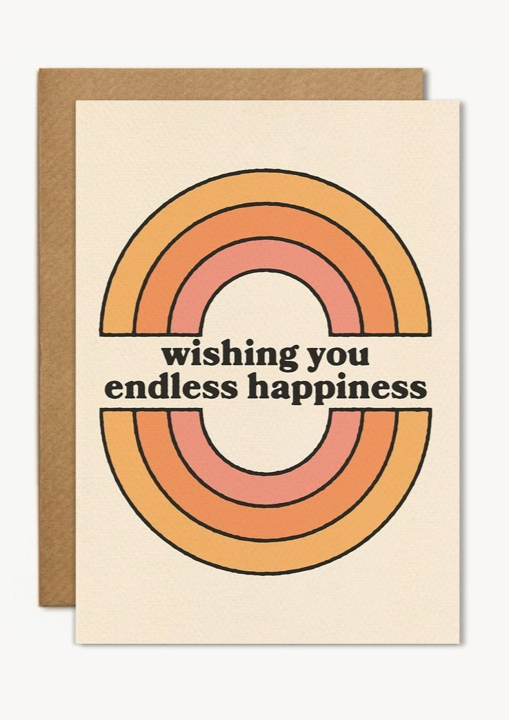 Wishing You Endless Happiness Card - Tigertree