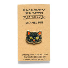 Load image into Gallery viewer, Black Cat Enamel Pin - Tigertree
