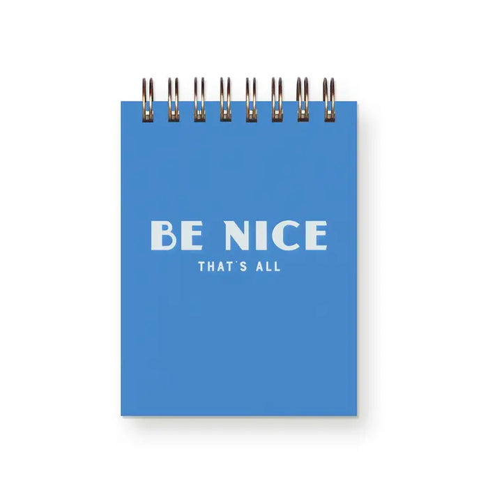 Be Nice Mini Jotter - Tigertree