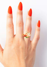 Load image into Gallery viewer, F Off Adjustable Ring - Tigertree
