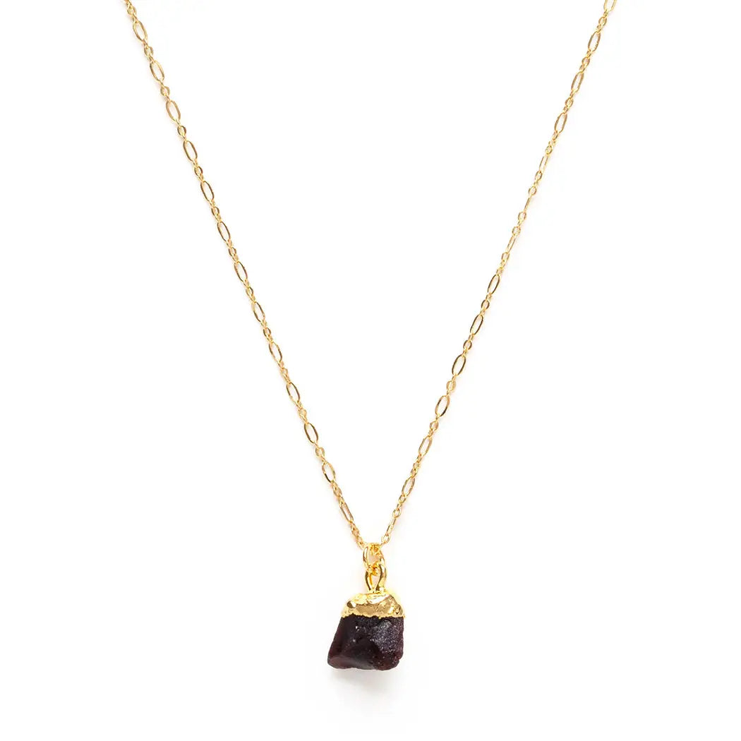 Raw Cut Gemstone Necklaces - Tigertree