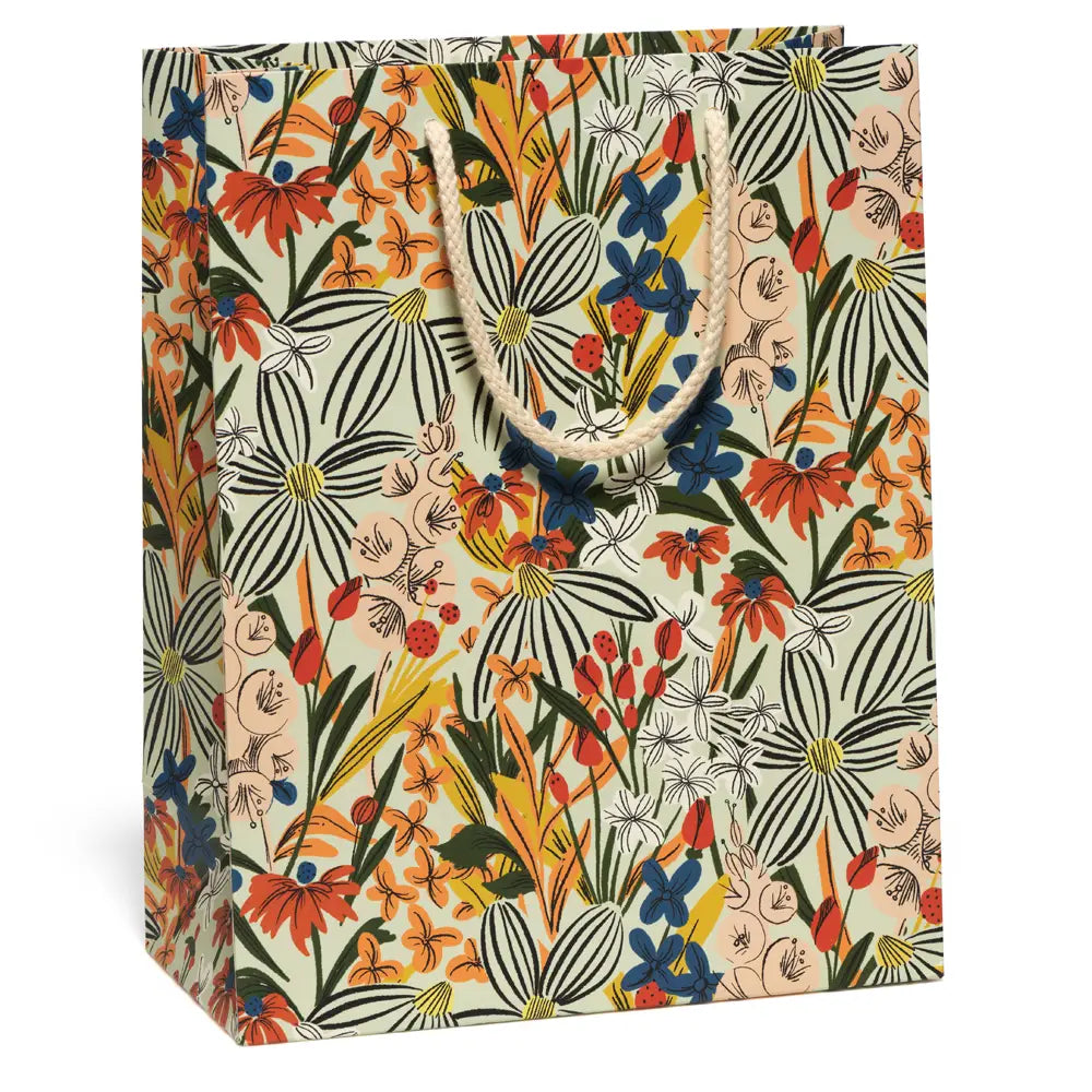 Striped Florals gift bag - Tigertree