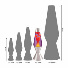 Load image into Gallery viewer, 16.3&quot; Yellow/Purple Lava Lamp - Tigertree
