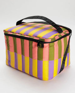 Puffy Cooler Bag - Sunset Quilt Stripe - Tigertree