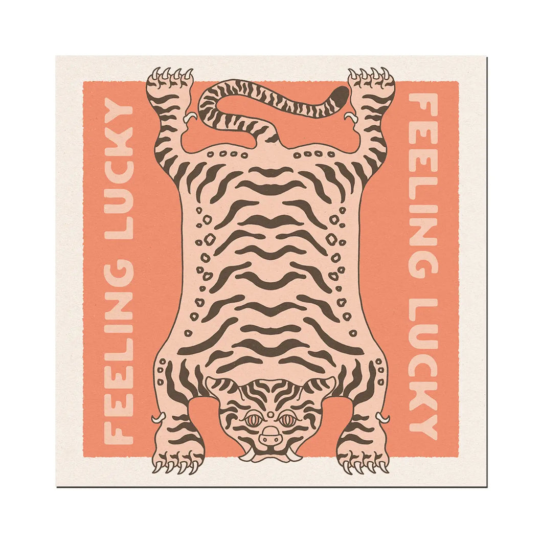 Feeling Lucky Print - Tigertree