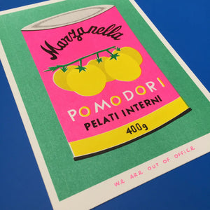 Can Of Pomodori Print - Tigertree