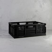 Load image into Gallery viewer, Biggie Folding Crate - Coal - Tigertree

