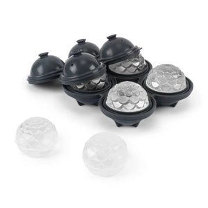 Cocktail Ice Tray, Petal - Charcoal - Tigertree