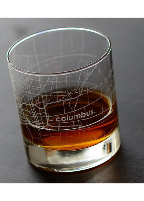 Columbus Rocks Glass - Tigertree