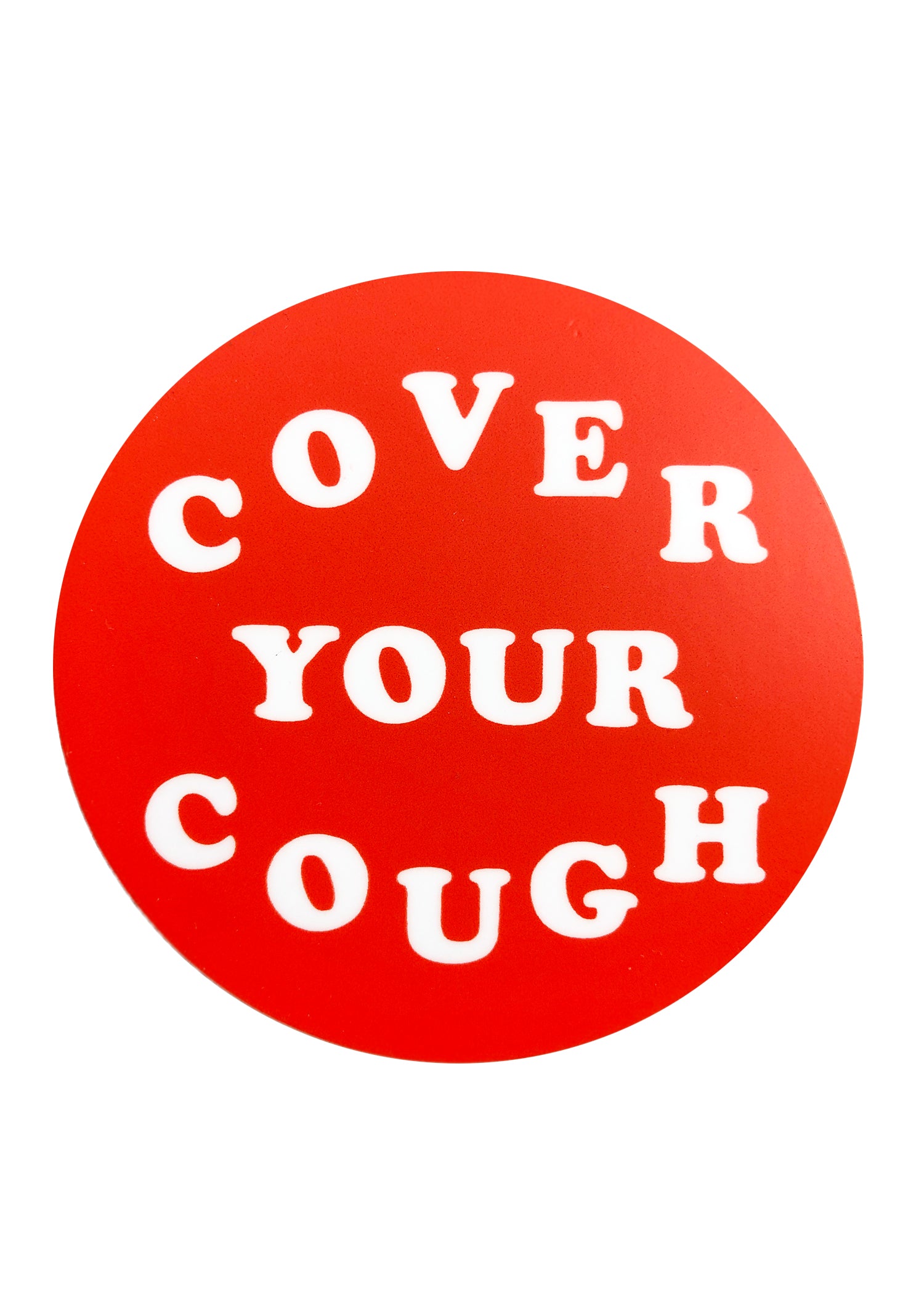 Cough Sticker Cover Your Cough Sticker | Tigertree