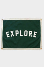 Load image into Gallery viewer, Explore Camp Flag - Tigertree
