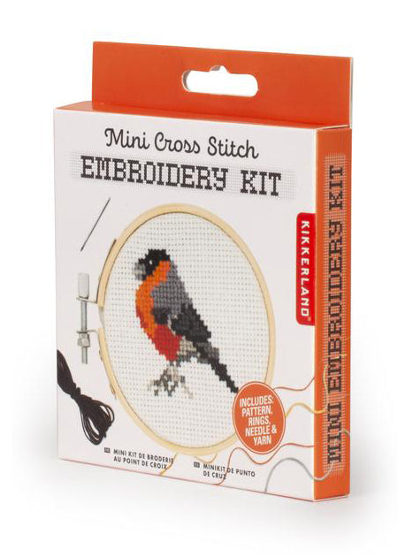 Mini Cross-Stitch Embroidery Kit Bird - Tigertree
