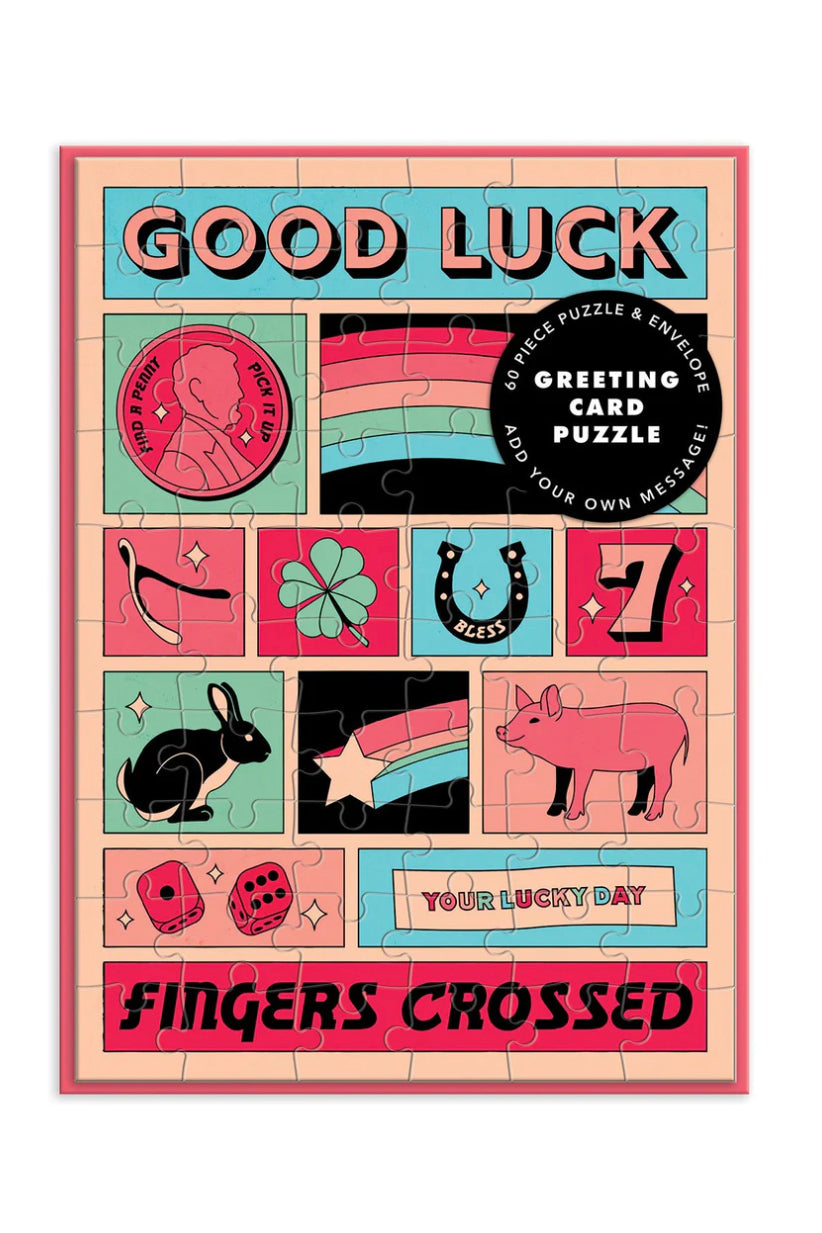 Good Luck Puzzle Card - Tigertree