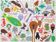 Load image into Gallery viewer, Charley Harper: Wildlife Wonders Jigsaw Puzzle - Tigertree
