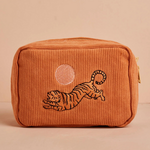 Corduroy Makeup Bag - Tigertree