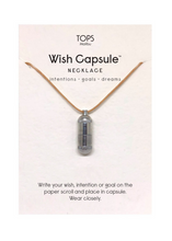 Load image into Gallery viewer, Wish Capsule Necklace - Tigertree

