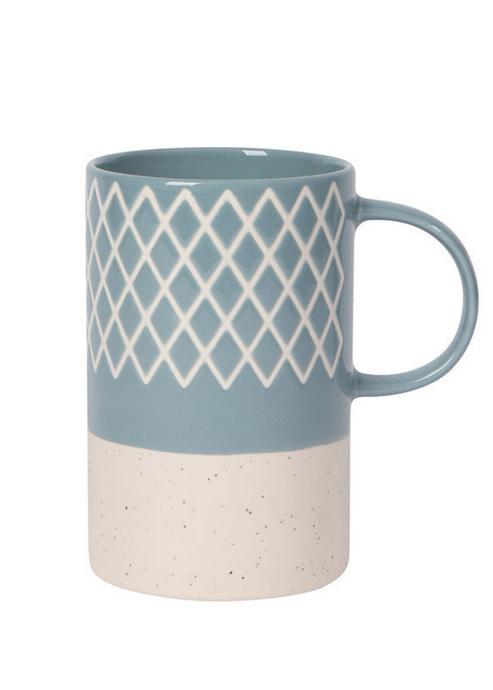 Slate Blue Etch Mug - Tigertree