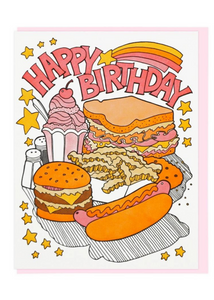 Birthday Fast Food Card - Tigertree
