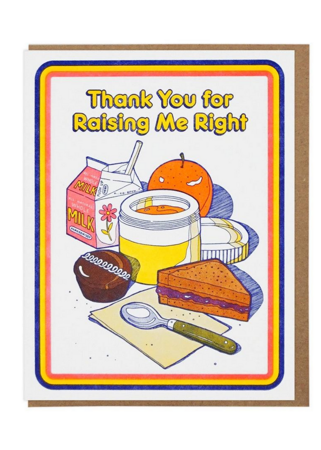 Thank You For Raising Me Right Card - Tigertree