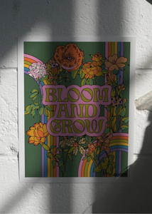 11" x 14" Bloom And Grow Print - Tigertree